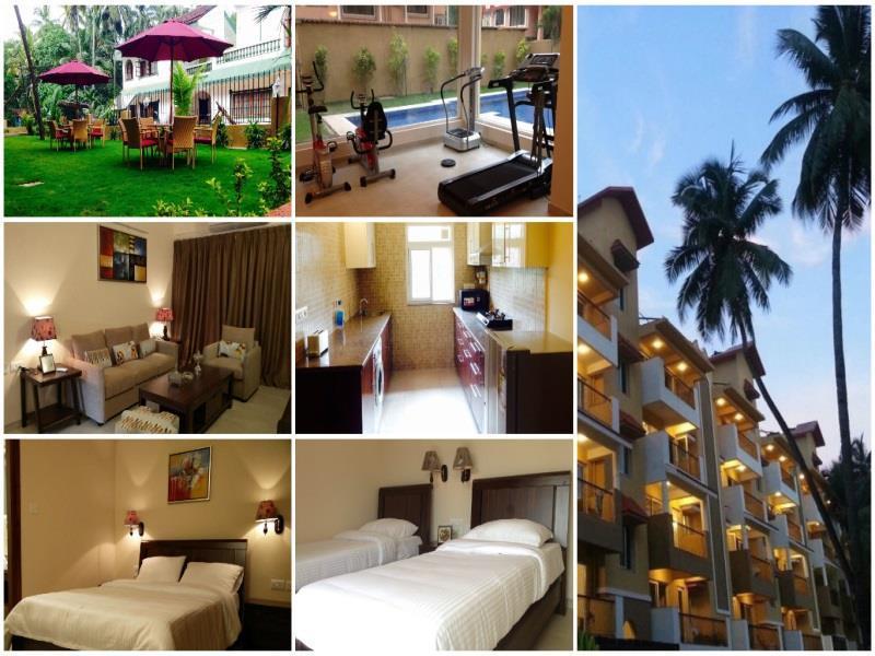 Veera Strand Park Serviced Apartments Calangute Kültér fotó